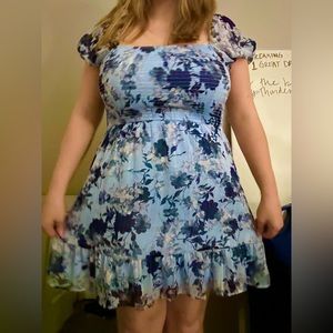 Francesca’s Lizzy Floral Mini Dress